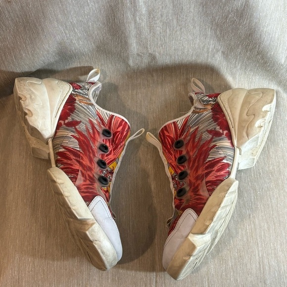 CHRISTIAN DIOR SZ 39 MULTICOLOR DIOR MILLE FLEURS D-CONNECT SNEAKERS Flaws - Picture 5 of 11